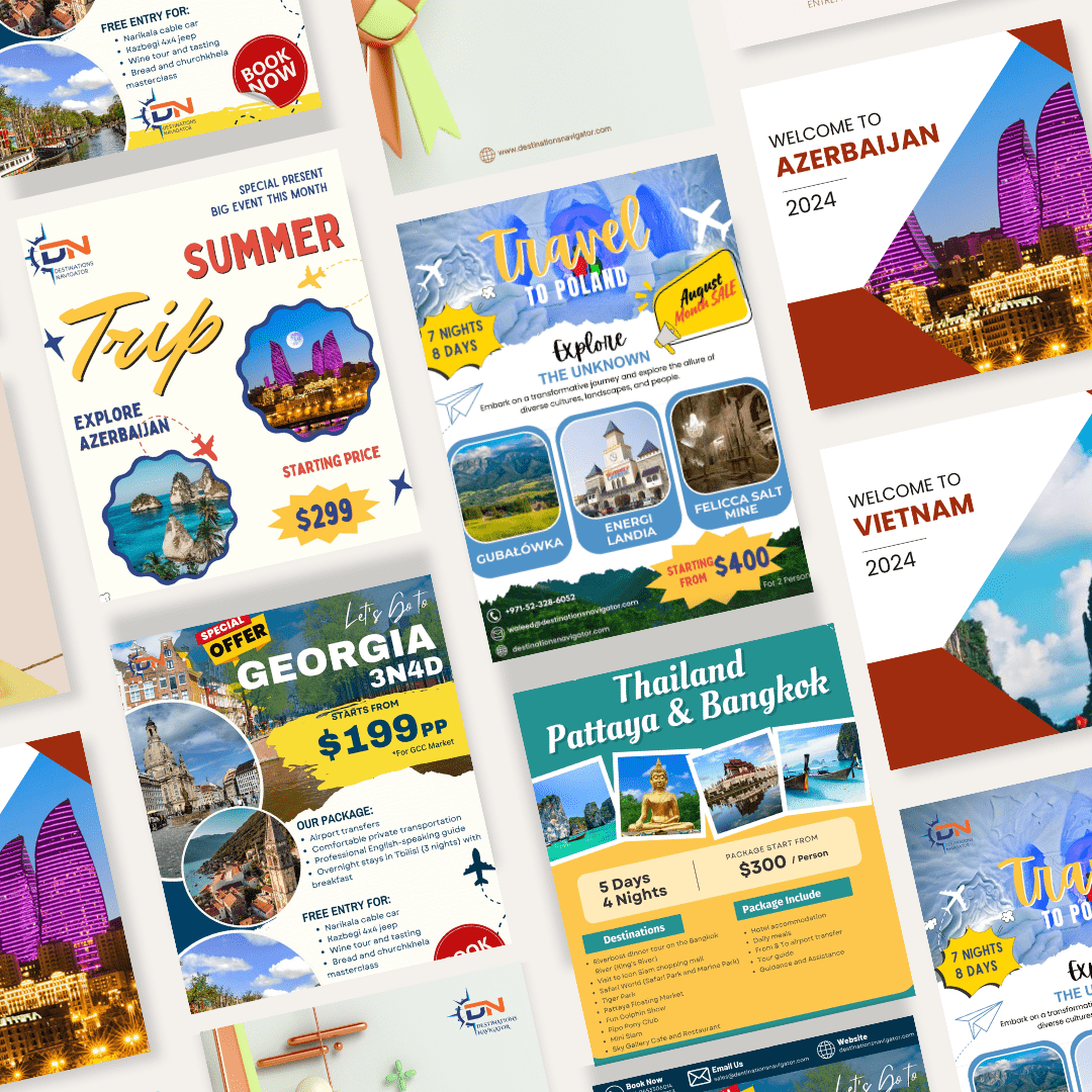 Destinations Navigator Case Study | Tourism Flyers Design & Development by Gowtham Sriram